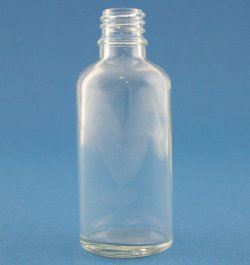 50ml Dropper Bottle Clear Glass with 18mm Neck